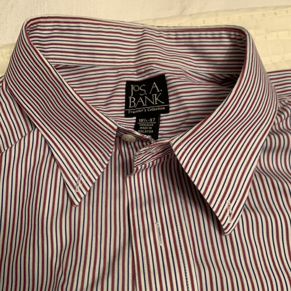 Jos A Bank Reserve Men’s shirt Travelers Edition, long sleeve size xxl - Picture 4 of 5